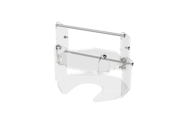 Clear medication tipper mechanism