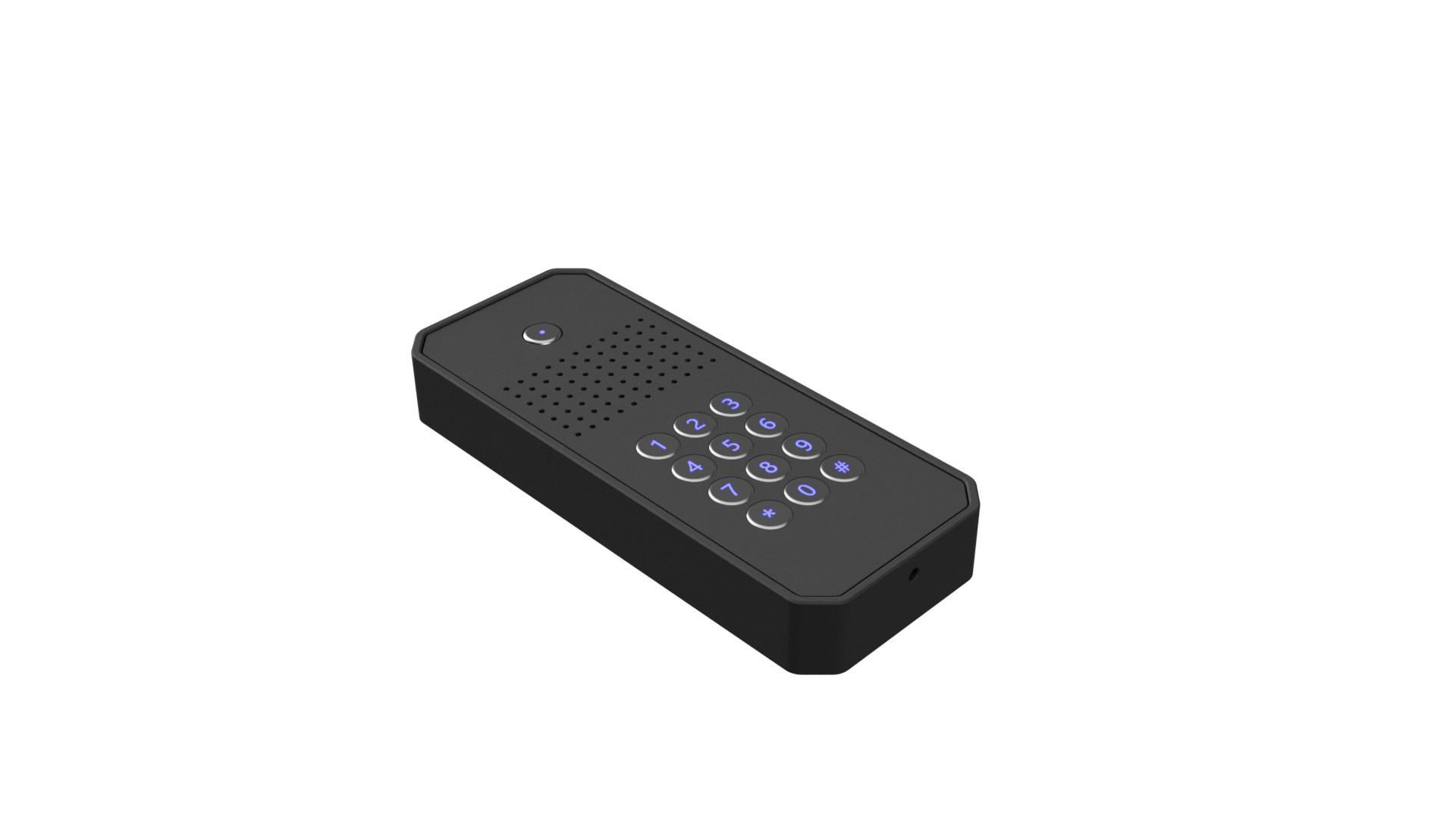 Aluminium and stainless access control intercom unit