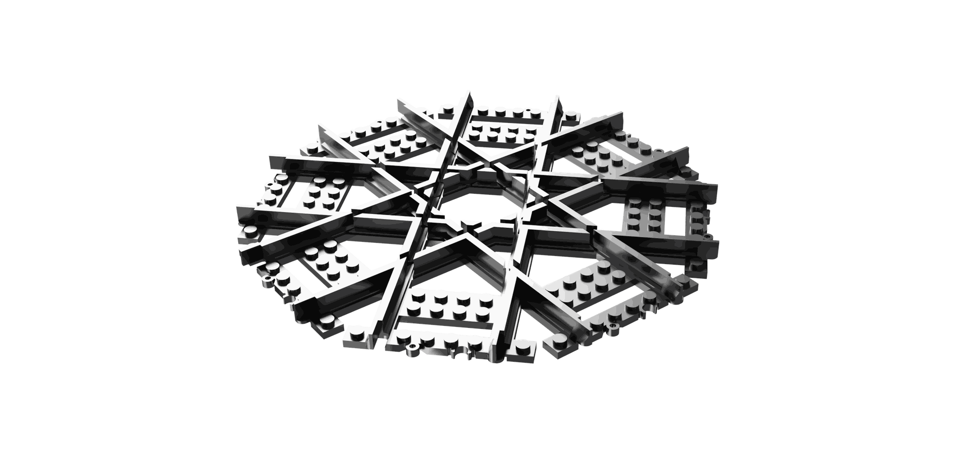 Toy train track product